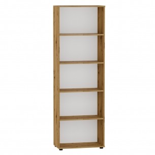 Regał do Biura i Salonu ML-G na Książki i Segregatory 182 cm Dąb Artisan