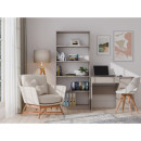 Klasyczny Regał Biurowy Na Książki, Segregatory, Zabawki ONY-R80 - Kolor: Glina