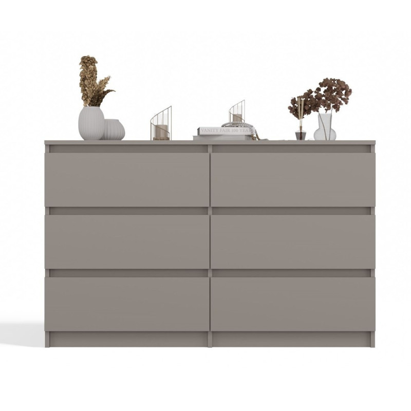 Komoda MAL-M6/120 do Salonu i Biura - Kolor: Glina