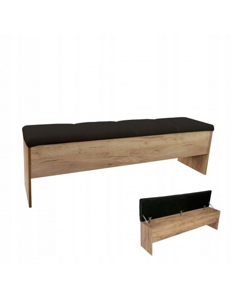 Skrzynia Kufer Luna Do Siedzenia Sypialnia Tapicerowany do Łóżek 180 cm - 1