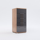Komoda Wysoka Luna Sypialnia Salon Szafka 108X50 Polysk