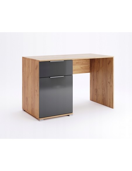 Biurko Komputerowe Luna Toaletka Stół Dąb Craft Połysk - 2