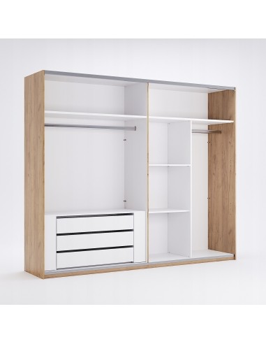 Dodatkowe Półki Asti Wieszak Do Szafy 250 cm - 2 Dodatkowe Półki Asti Wieszak Do Szafy 250 cm - 2