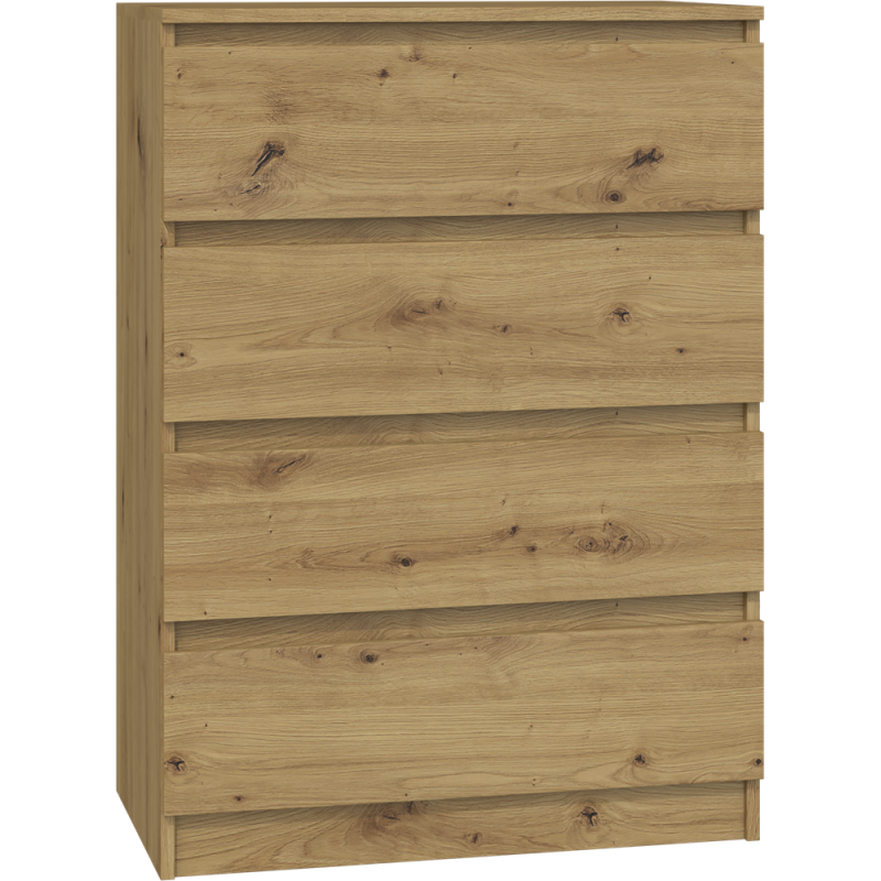 Komoda MAL-M4 do Salonu i Biura - Kolor: Dąb Artisan