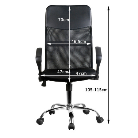 Fotel biurowy ORAN-7 – ergonomiczny fotel obrotowy z mechanizmem TILT - Kolor: Czerwony