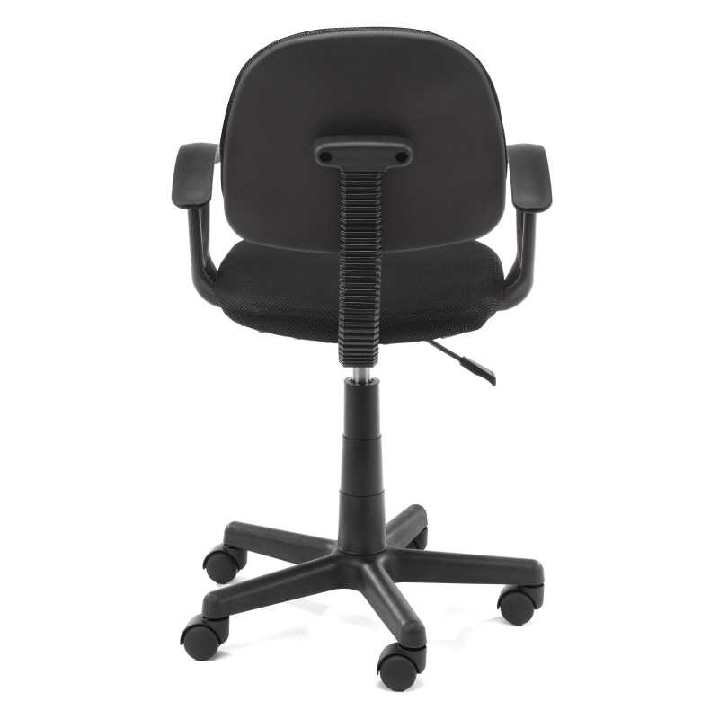 Fotel obrotowy TAMBO-3 dla dzieci i młodzieży, ergonomiczny, do 160 cm wzrostu - Kolor: Czarny