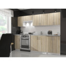 Szafka kuchenna wisząca BENI W 40cm D1 H720 – uniwersalna szafka z półką - Kolor: Biały - Sonoma
