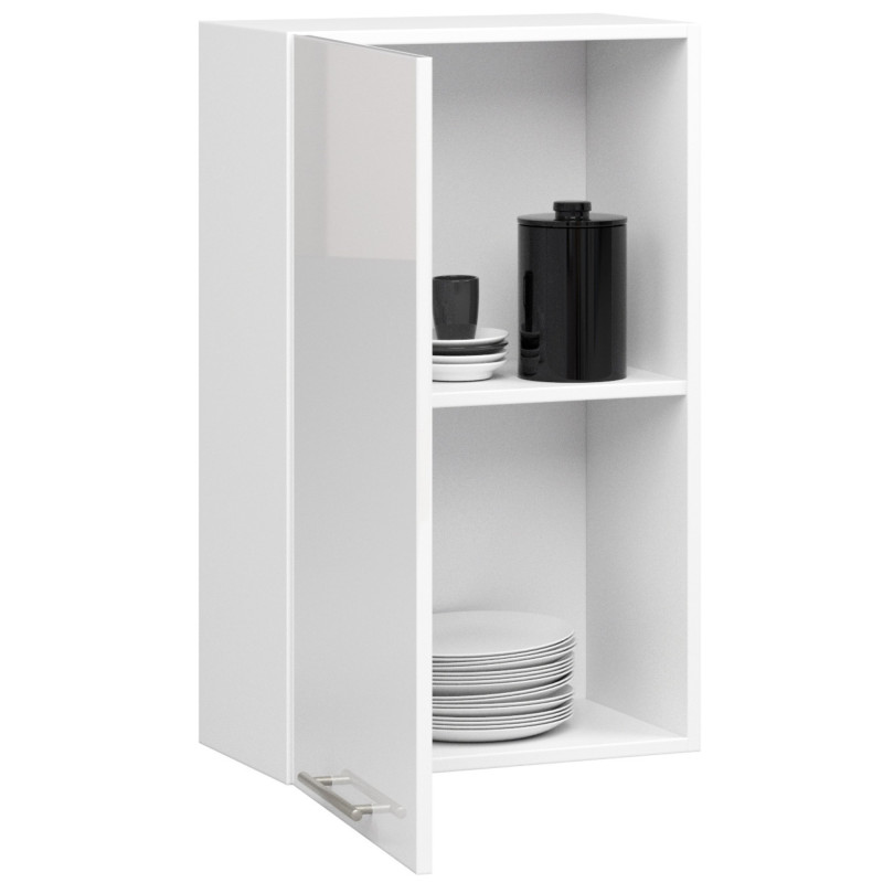 Szafka wisząca kuchenna ARO W 50 cm H720 - Rodzaj frontów: Połysk - Kolor: Biały