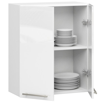 Szafka wisząca kuchenna ARO W 60 cm H720 - Rodzaj frontów: Połysk - Kolor: Biały 2
