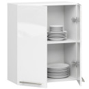 Szafka wisząca kuchenna ARO W 60 cm H720 - Rodzaj frontów: Połysk - Kolor: Biały