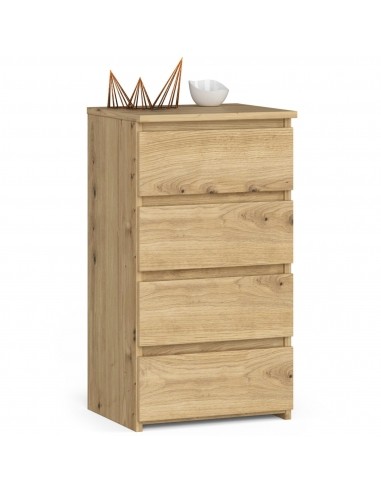 Komoda CL4 PK z 4 szufladami, do sypialni, pokoju dziecięcego i salonu 