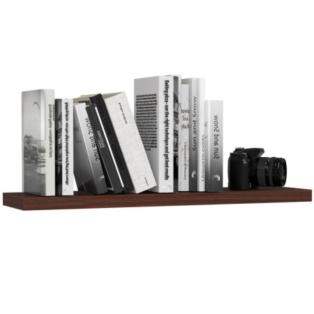 Półka ścienna KAGUA-4 80 cm – uniwersalna, wytrzymała i łatwa w montażu - Rodzaj frontów: Mat - Kolor: Dąb Wenge