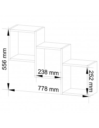 PÓŁKA ŚCIENNA STAR 