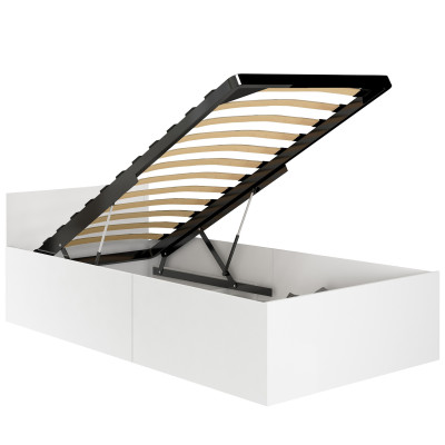 Stelaż metalowy NIPE pod materac z podnośnikami gazowymi, 26 listew - Rozmiar stelaża/materaca: 90 x 200 cm