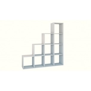 Regał STP-4X4 Biały 4 Komorowy Nowoczesny Mebel do Salonu lub Sypialni - 2