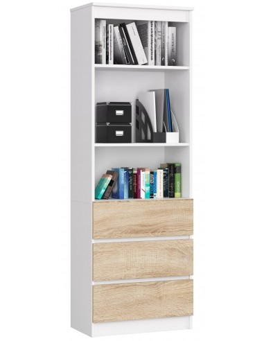 REGAŁ BIUROWY R 60 cm CLP 3 SZUFLADY 2 PÓŁKI 