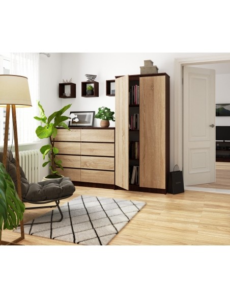 REGAŁ ZAMKNIETY R80 2D 8P CLP 