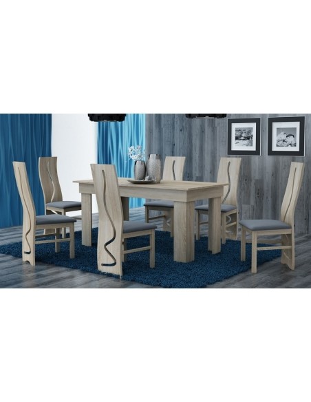 Stół Mad-Madras Dąb Sonoma 160x80 cm - Elegancki Stół do Jadalni - 2