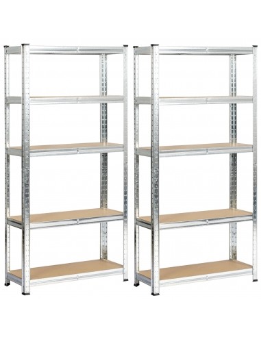 2x REGAŁ METALOWY 70x30x154 