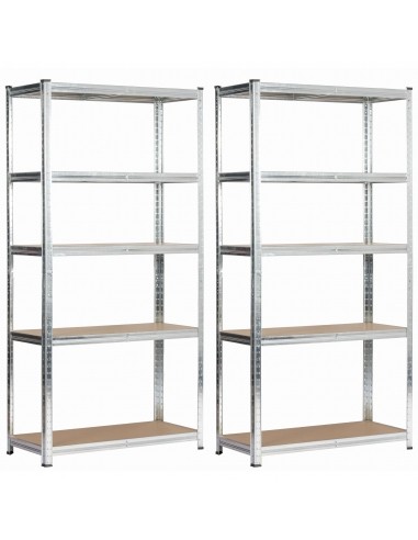 2x REGAŁ METALOWY 90x40x180 