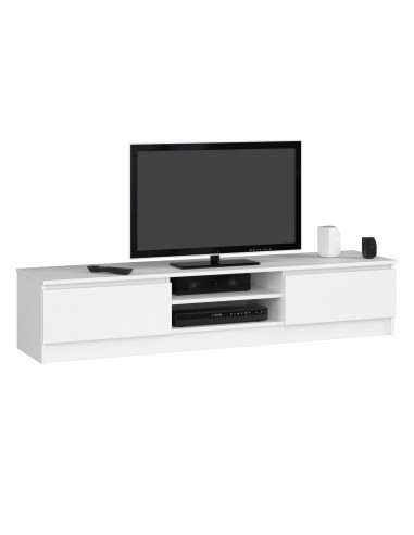 Szafka RTV 160 cm – Komoda pod telewizor z szafkami i półką