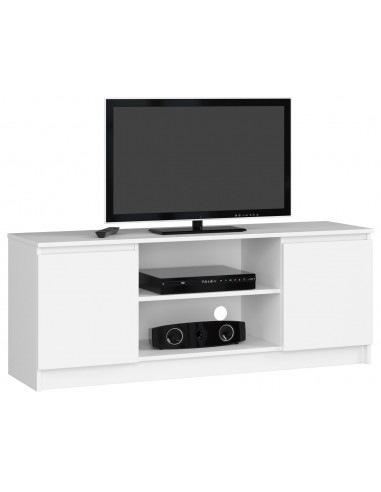 Szafka RTV K140 – komoda pod telewizor, półka na dekoder, 2 szafki z półkami 