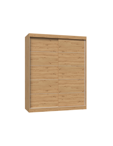 Szafa Iga 160/C Dąb Artisan Z Przesuwnymi Drzwiami - Nowoczesny Design - 1