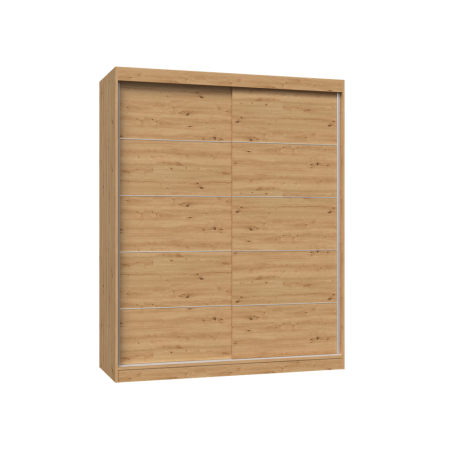 Szafa Iga 160/C Z Przesuwnymi Drzwiami - Nowoczesny Design - Kolor: Dąb Artisan