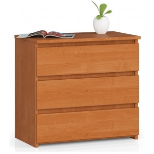 Szafka nocna CL3 60 cm PK z trzema szufladami – komoda do sypialni, salonu 