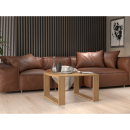 Ława Nowoczesna MODERN MINI 67x67cm Stolik Kawowy - Kolor: Dąb Artisan