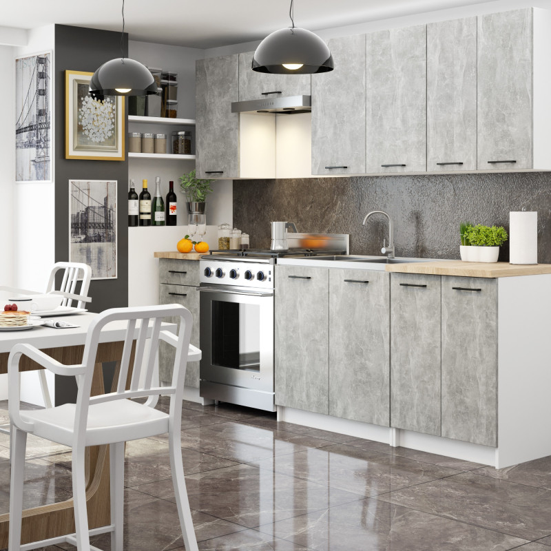 Szafka kuchenna wisząca W80 H720 ARO – 80 cm, 2 półki