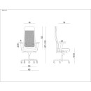 Fotel ARES SOFT, podłokietniki 3D, mechanizm SYNCHRON, udźwig 130 kg - Rodzaj Obicia: Eko-Skóra - Kolor Obicia: RPU-002 Biały