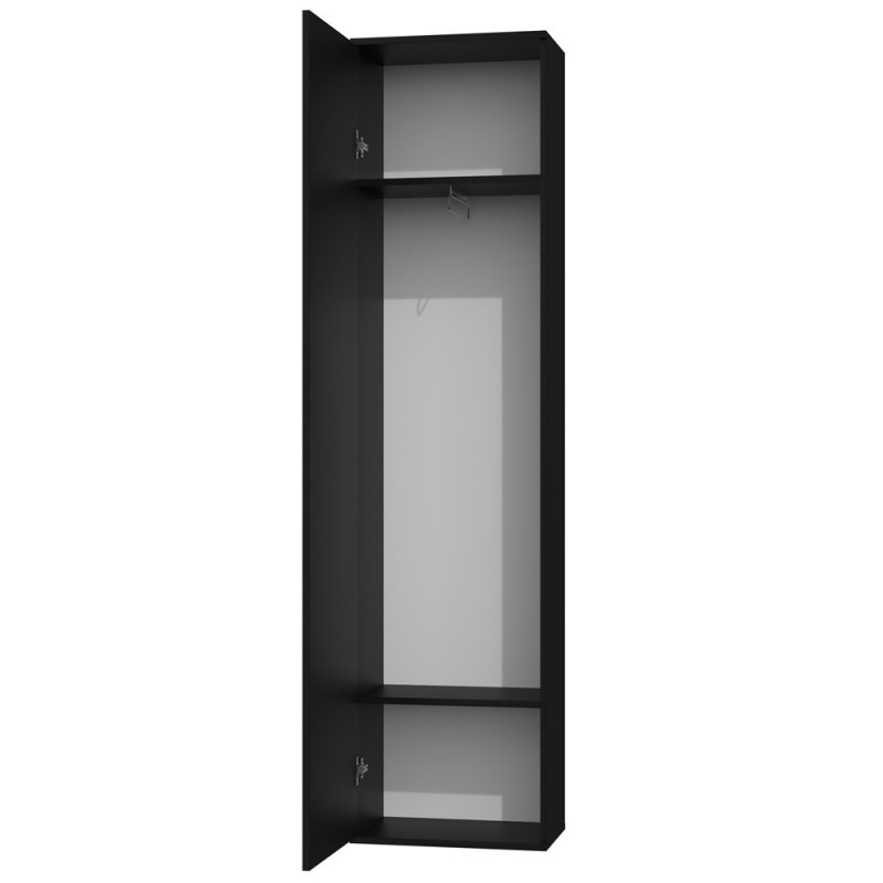 Szafa Duo Z Lustrem 180x50cm - Meble DUO - Kolor: Czarny