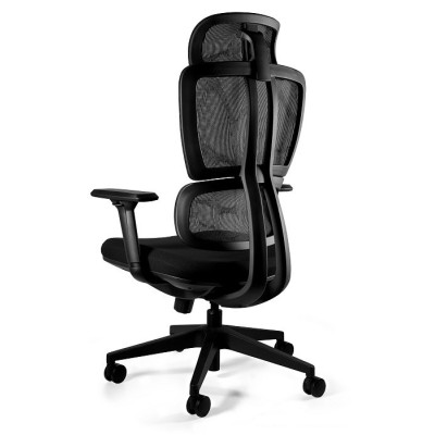 Fotel ergonomiczny DEAL — mechanizm SYNCHRON, podłokietniki 3D, wysuw siedziska, 130 kg 2