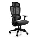 Fotel ergonomiczny DEAL PRO – wysuw siedziska, zagłówek, mechanizm SYNCHRON