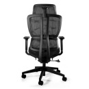 Fotel ergonomiczny DEAL PRO – wysuw siedziska, zagłówek, mechanizm SYNCHRON
