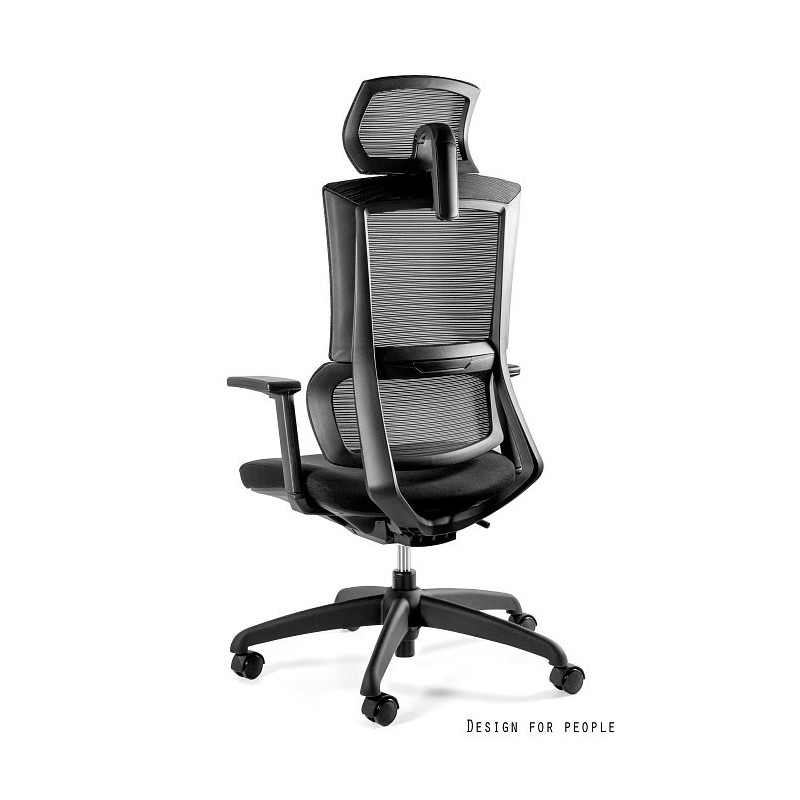 Fotel ergonomiczny ELEGANCE — regulowane podłokietniki, mechanizm SYNCHRON