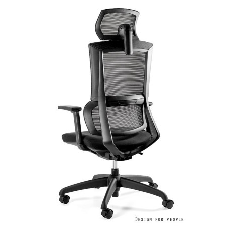 Fotel ergonomiczny ELEGANCE — regulowane podłokietniki, mechanizm SYNCHRON