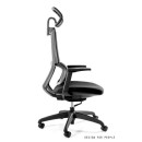 Fotel ergonomiczny ELEGANCE — regulowane podłokietniki, mechanizm SYNCHRON