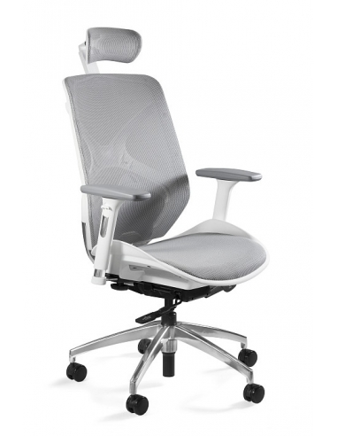 Fotel ergonomiczny HERO — siatka, mechanizm SYNCHRON, podłokietniki 3D, 130 kg