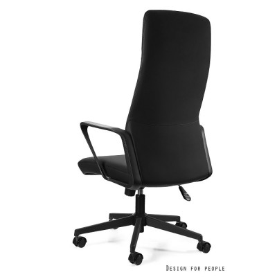 Fotel biurowy MARK mechanizm TILT, 130 kg - Rodzaj Obicia: Eko-Skóra - Kolor Obicia: RPU-001 Czarny 2