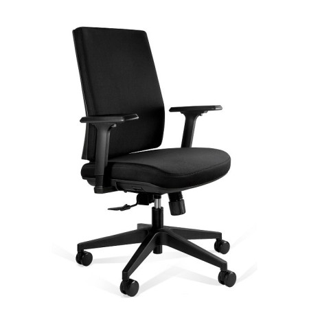 Fotel ergonomiczny bez zagłówka SHELL LOW — udźwig 130 kg