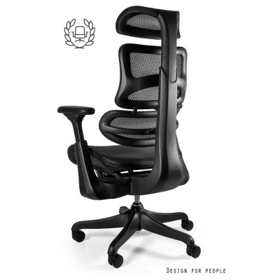 Fotel ergonomiczny ERGOTHRONE – siatka, Synchron, podłokietniki 5D, podstawa aluminiowa 2