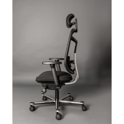 Fotel ergonomiczny GRID – SYNCHRON, podłokietniki 4D, funkcja kąta ujemnego, podstawa aluminiowa 2