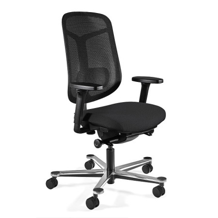 Fotel ergonomiczny GRID M – SYNCHRON, podłokietniki 4D, funkcja kąta ujemnego, podstawa aluminiowa