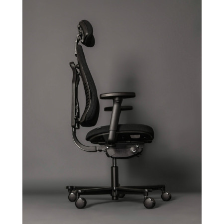 Fotel ergonomiczny MAGIC – SYNCHRON, podłokietniki 4D, funkcja kąta ujemnego, podstawa aluminiowa