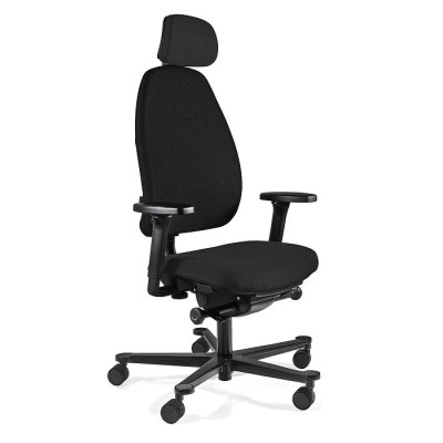 Fotel ergonomiczny MAGIC – SYNCHRON, podłokietniki 4D, funkcja kąta ujemnego, podstawa aluminiowa