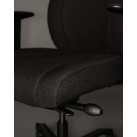 Fotel ergonomiczny do pracy zmianowej PIU – SYNCHRON, zagłówek 3D, udźwig 150 kg