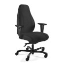 Fotel ergonomiczny do pracy zmianowej PIU M – SYNCHRON, udźwig 150 kg