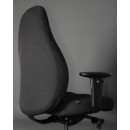 Fotel ergonomiczny do pracy zmianowej PIU M – SYNCHRON, udźwig 150 kg